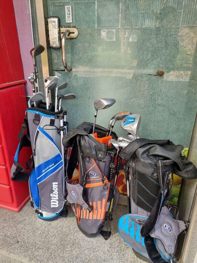 주니어 골프채 일괄 이미지