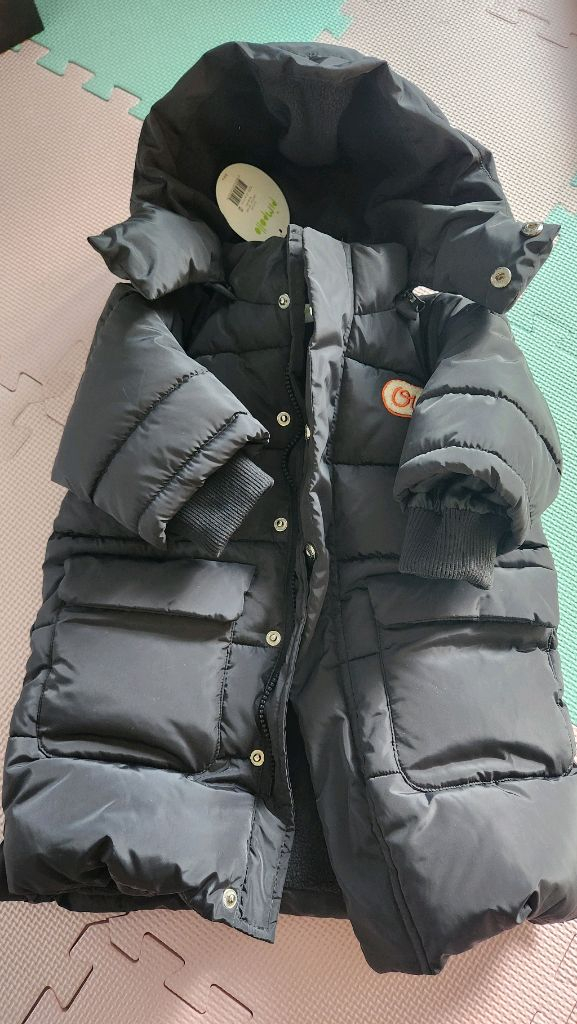 새상품] 삠뽀요 아기잠바 90 18mㅣ아가방 모이몰른 블루독베이비 밍크뮤 타티네쇼콜라 베이비 디어베이비 오가닉맘 갭 이미지