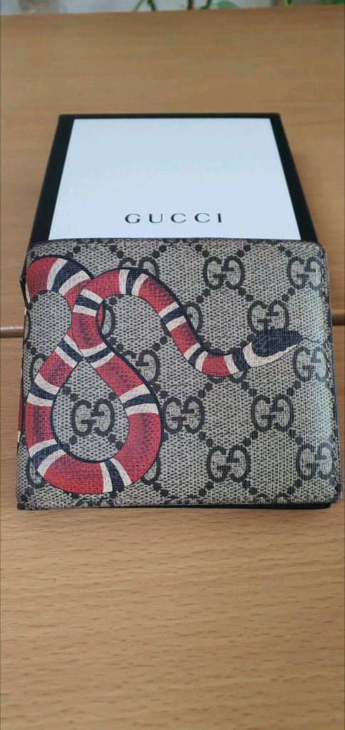 구찌 스네이크 반지갑/지갑 정품A급(감정O)구찌프라다루이비통디올고야드샤넬셀린느보테가생로랑발렌시아가버버리가방 이미지