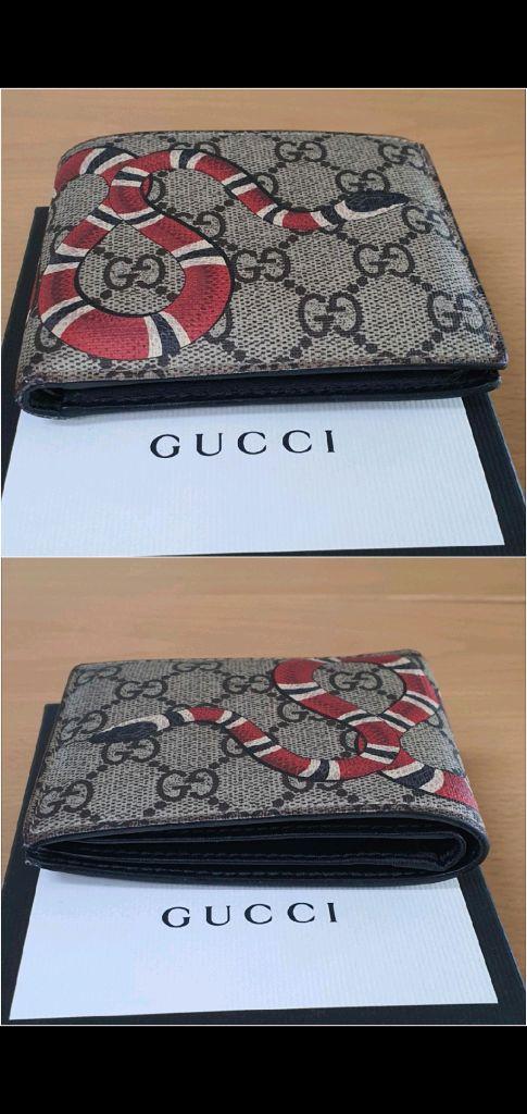 구찌 스네이크 반지갑/지갑 정품A급(감정O)구찌프라다루이비통디올고야드샤넬셀린느보테가생로랑발렌시아가버버리가방 이미지