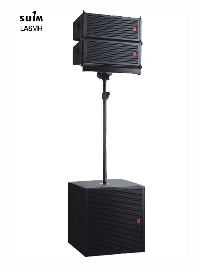 [본사직영,한정수량,폭탄세일]SUIM LA6-15B 라인어레이서브우퍼 이벤트행사 버스킹 체육관 교회라인어레이15인치 이미지