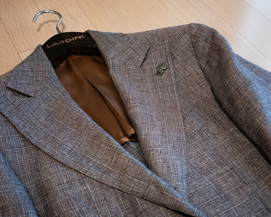 라르디니 / 가브리엘 파시니 싱글 피크드 재킷 판매합니다. 이미지