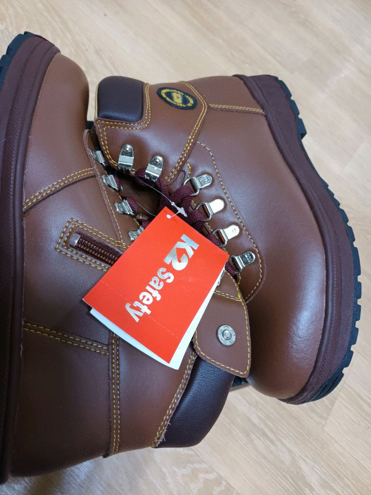 k2-14 안전화 270 255 kcs인증 소가죽 생활방수 새제품 k2안전화 이미지