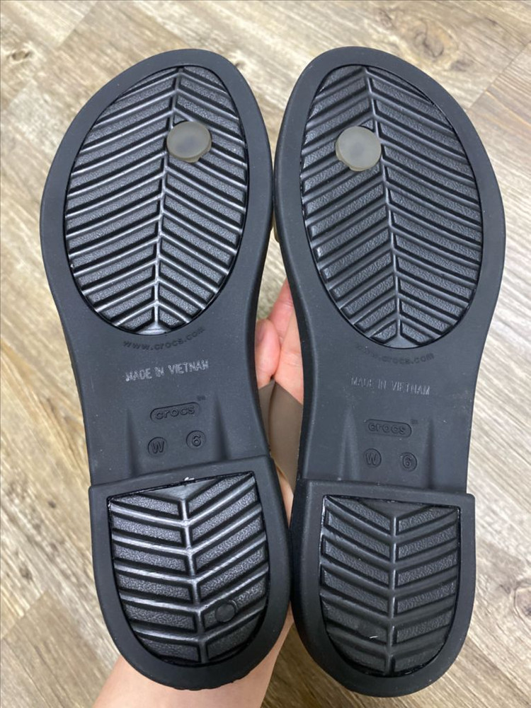 크록스 샌들 블랙 새상품 이미지