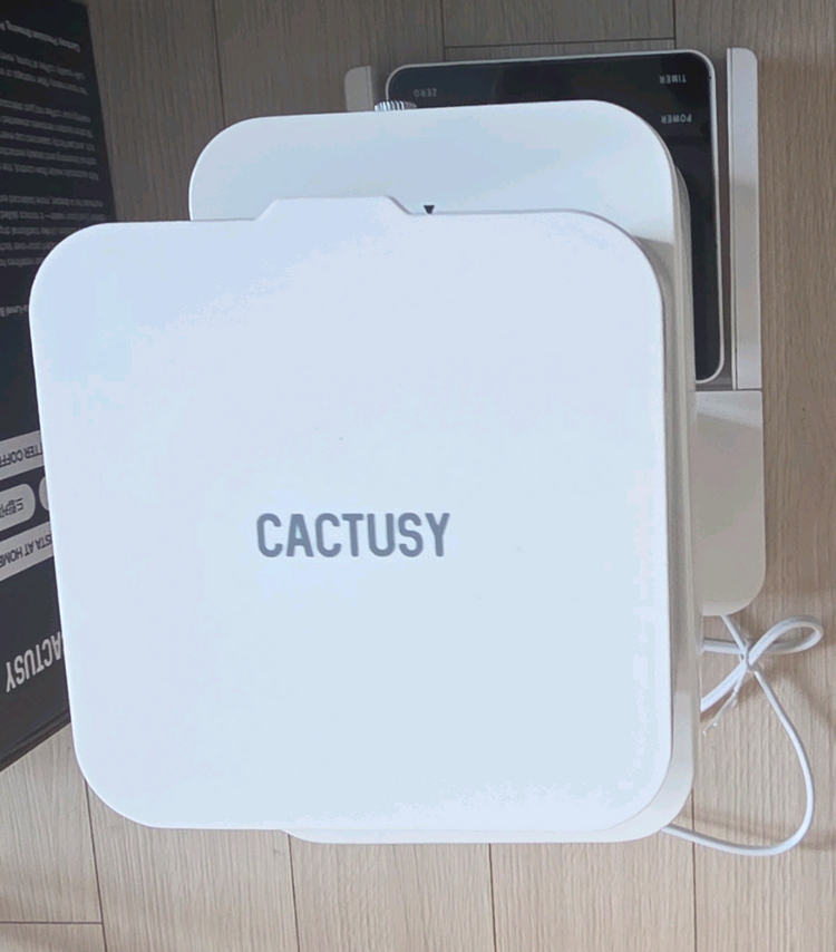 캑터시 코리아 정발 드립커피머신 + 그라인더 세트 자동회전 커피 원두그라인더 드립 메이커 미사용 이미지