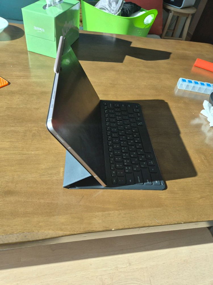 삼성 갤럭시탭 s7 정품 북커버 키보드 ef-DT730 이미지