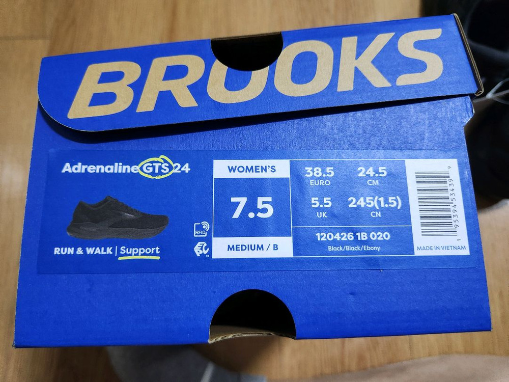 브룩스 아드레날린 GTS24 블랙 이미지