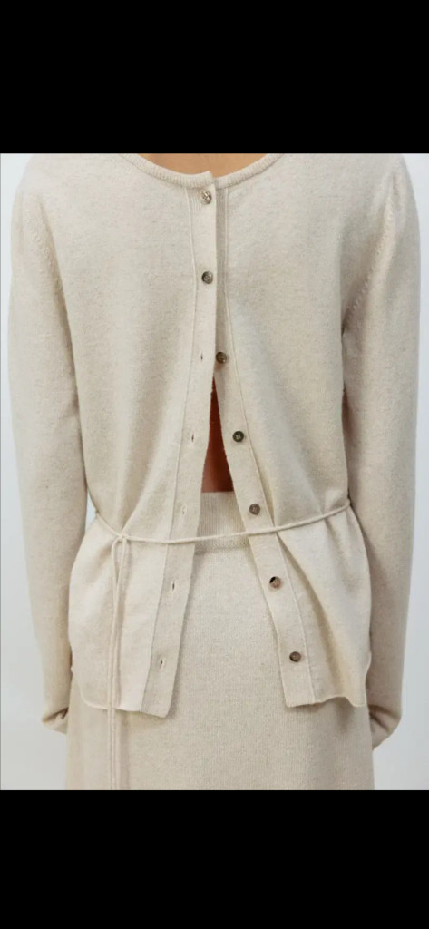 르917 베이직 니트가디건 맥시 스커트 세트(38) 이미지