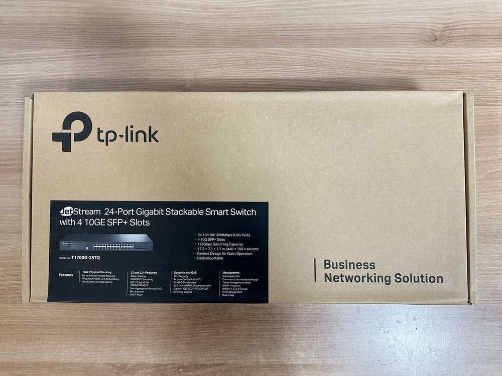 TP-LINK T1700G-28TQ 스위치허브 (24포트+Smart 스위치 4개) 새제품 이미지