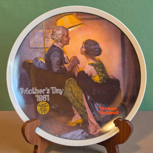 엔틱 U.S.A 노먼록웰 한정판 장식접시 이미지