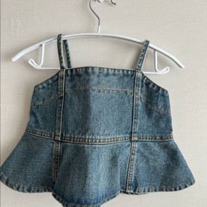 바나나제이 유아 데님 뷔스티에 M 이미지