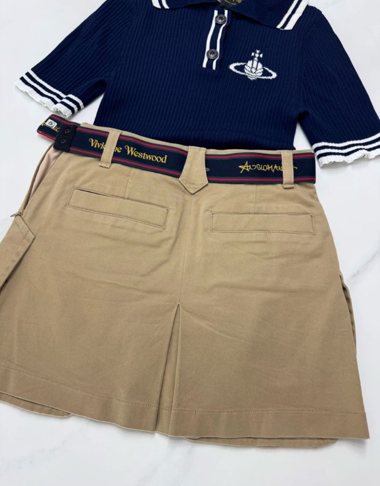 비비안웨스트우드 앵글로매니아 골프 스커트치마 뉴진스 사우스케이프유타아페쎄pxg지포어마크앤로나젝시오어뉴타이틀말본 이미지