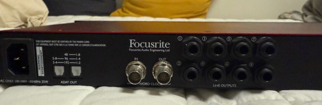 포커스라이트 스칼렛 옥토프리 Octopre 8채널 프리앰프 이미지
