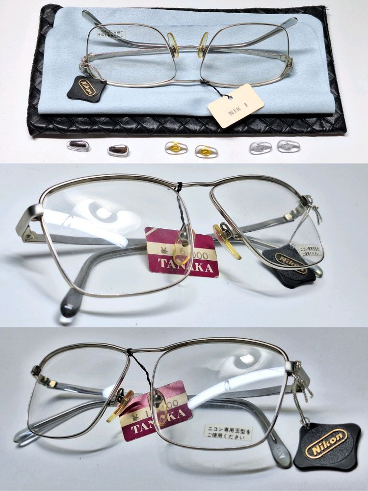 80s 일본 빈티지 데드스톡 미사용/니콘 FB911 안경테 54mm/클래식 레트로 비즈니스 복고 수입 패션 아이웨어 이미지