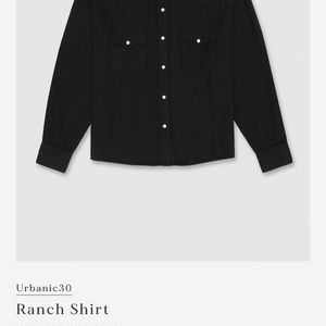 (미개봉 새상품) 얼바닉30 Ranch Shirt 블랙 이미지