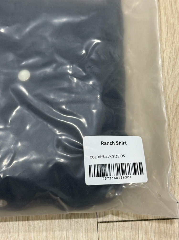 (미개봉 새상품) 얼바닉30 Ranch Shirt 블랙 이미지