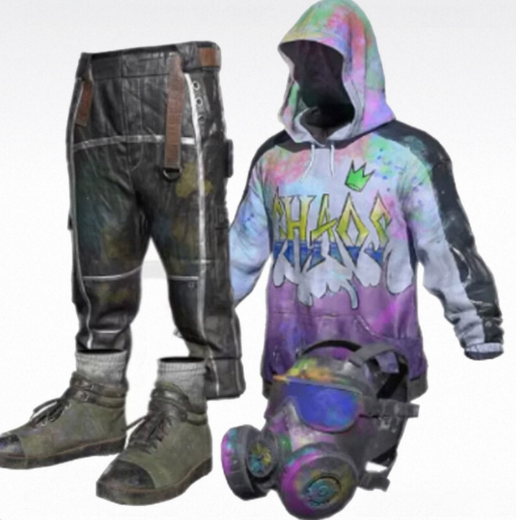 배그 컬러풀 스킨 풀 세트 코드 이미지