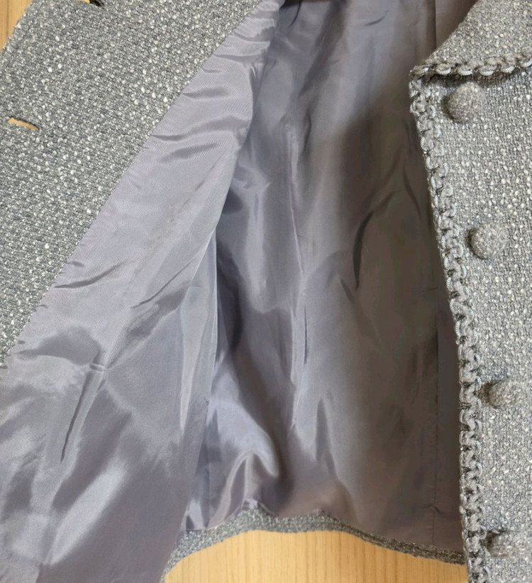 새상품 BABER트위드자켓 트위드크롭 하객룩 출근룩 사이즈F 이미지