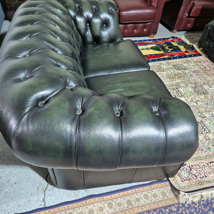 수입 체스터필드 이태리 전체 천연가죽 3인쇼파+2인 소파(개당125만원) 이미지