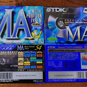 TDK Metal MA, MA-EX 메탈 공테이프 미개봉 이미지