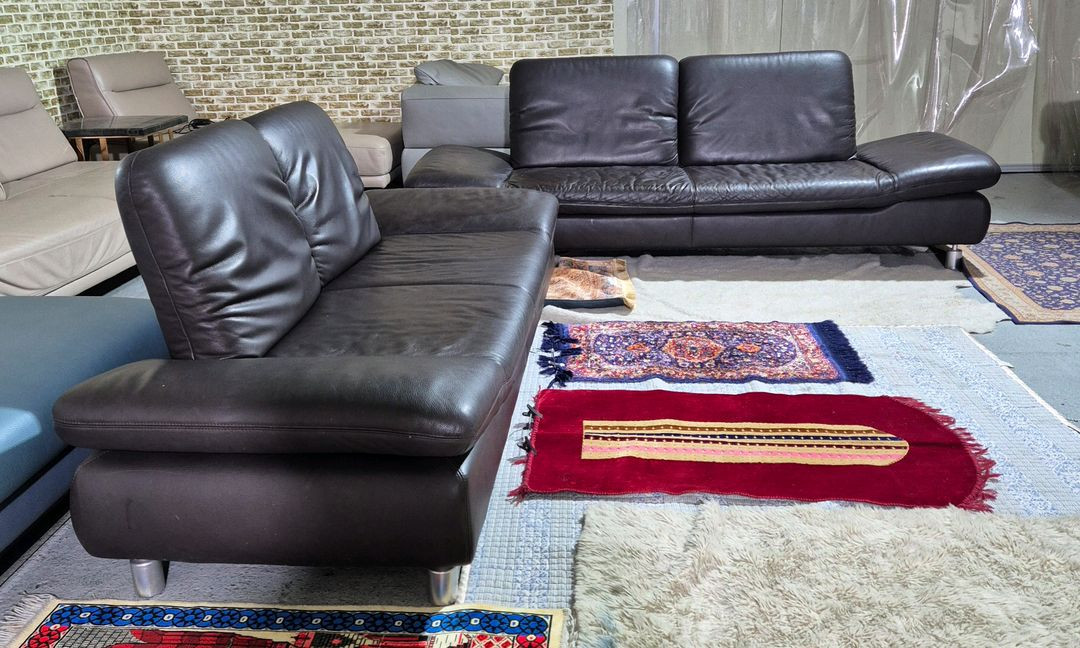 독일 코이노 리볼리 전체천연가죽 3인용,2인용 소파(개당85만원) 이미지