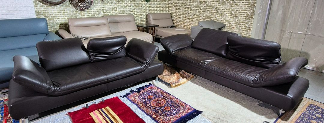 독일 코이노 리볼리 전체천연가죽 3인용,2인용 소파(개당85만원) 이미지