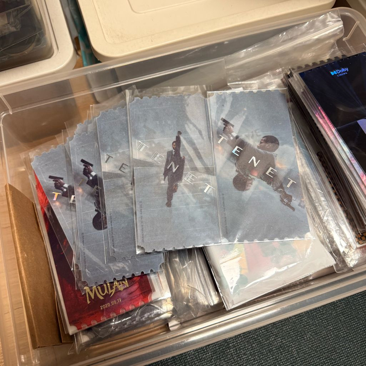 테넷 오리지널티켓 2종일괄 원더우먼 뮬란 오티 크리스토퍼놀란디즈니영화굿즈 이미지