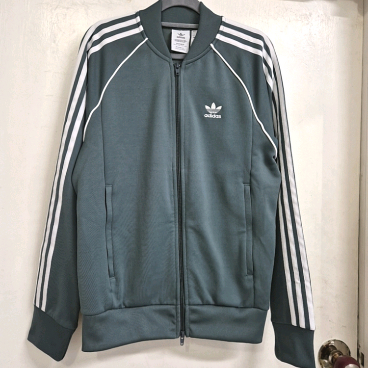 아디다스 슈퍼스타 트랙탑 그레이카키 / 95 이미지