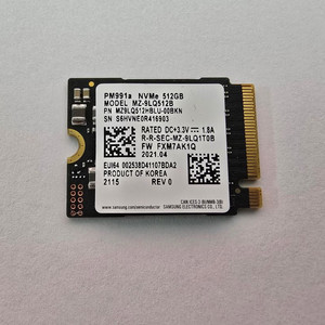 삼성 PM991a M.2 NVMe SSD 512 GB ( 2230 ) 이미지