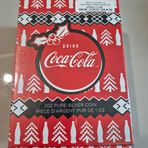 코카콜라 홀리데이 냉장고 은화 1온스 실버바 골드바 구리바 이미지
