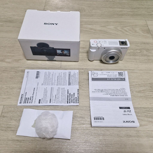 소니 ZV-1F 화이트 카메라 풀박스