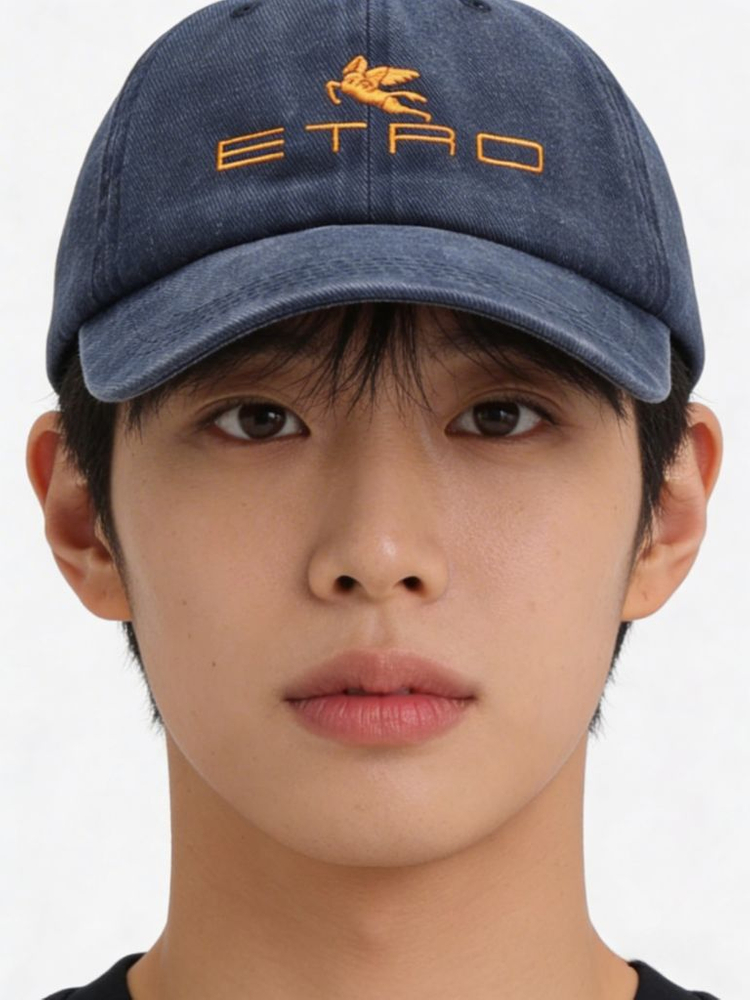 에트로 볼캡 네이비 워싱 데님/남여공용/새상품 이미지