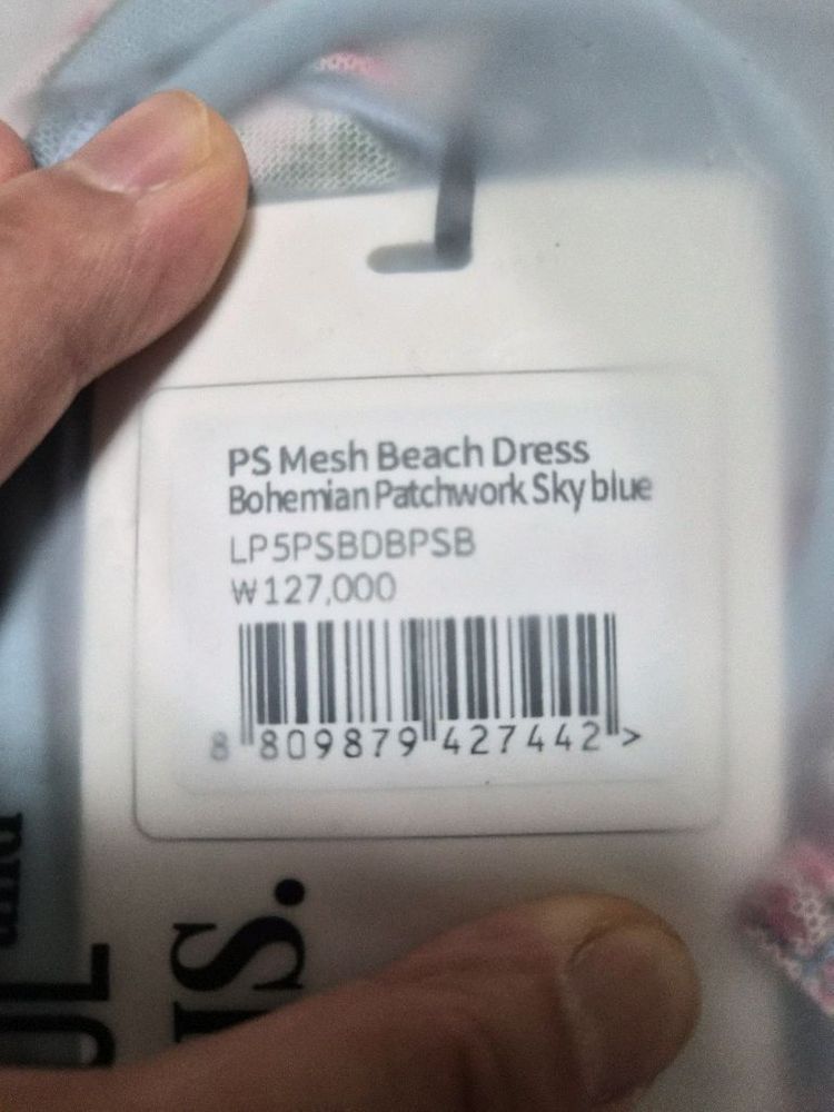 (미개봉새제품)루프루프 원피스 수영복 보헤미안 패치워크 Free 이미지