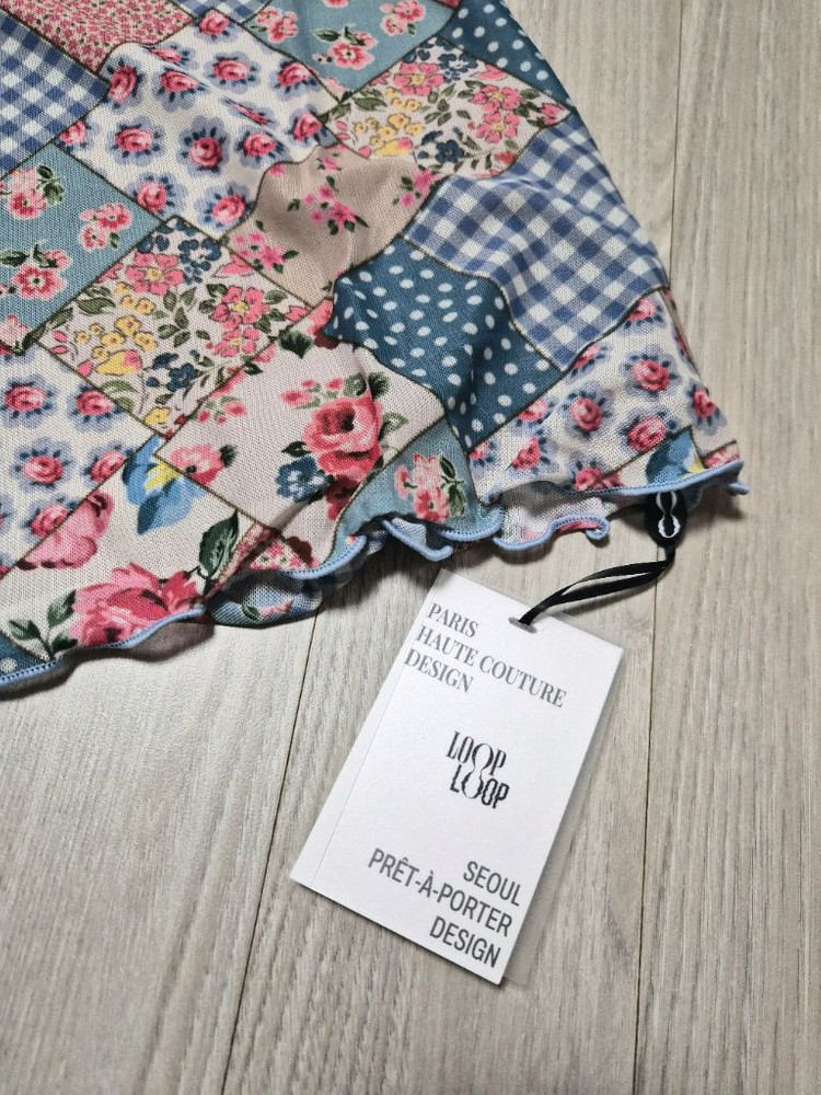 (미개봉새제품)루프루프 원피스 수영복 보헤미안 패치워크 Free 이미지