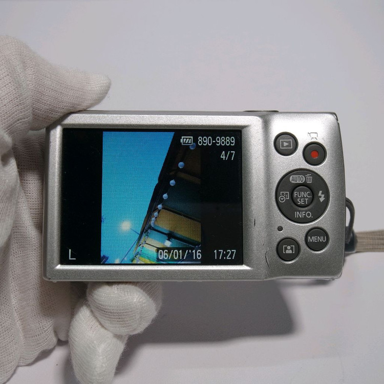 캐논 익서스 IXUS 185 실버 디지털카메라 이미지