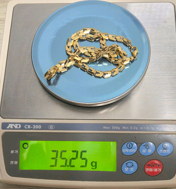 18k목걸이,남성목걸이,할로우목걸이,체인목걸이 이미지