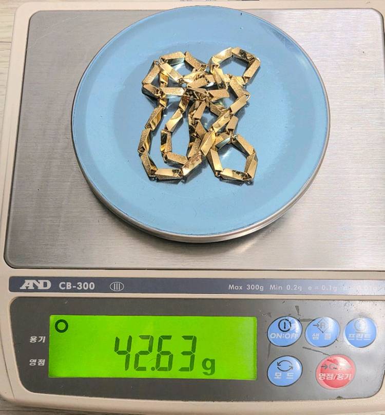 18k목걸이,체인목걸이,할로우목걸이,남성목걸이 이미지