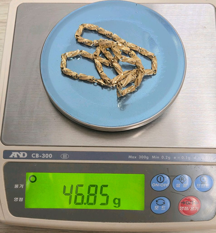 18k목걸이,남성목걸이,할로우목걸이,체인목걸이 이미지