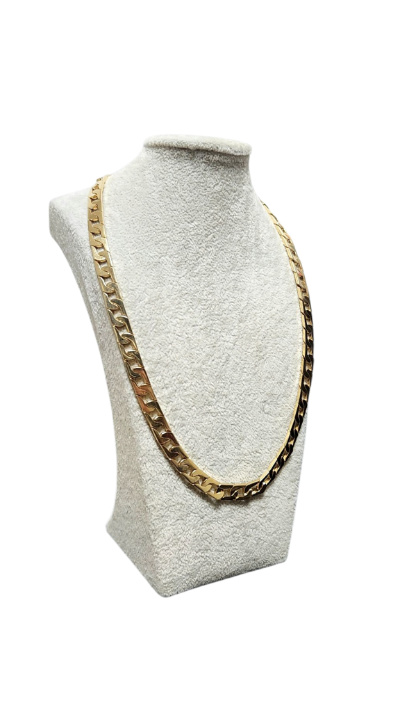 18k목걸이,체인목걸이,남성목걸이,사각체인목걸이 이미지