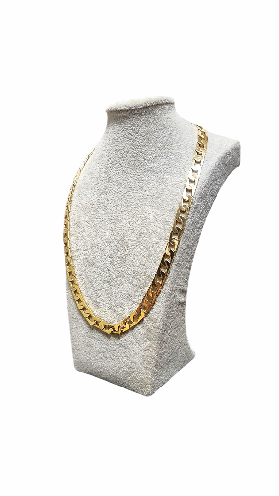 18k목걸이,체인목걸이,남성목걸이,사각체인목걸이 이미지