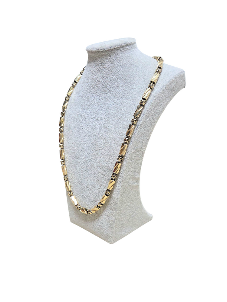 18k목걸이,체인목걸이,대나무목걸이,남성목걸이 이미지