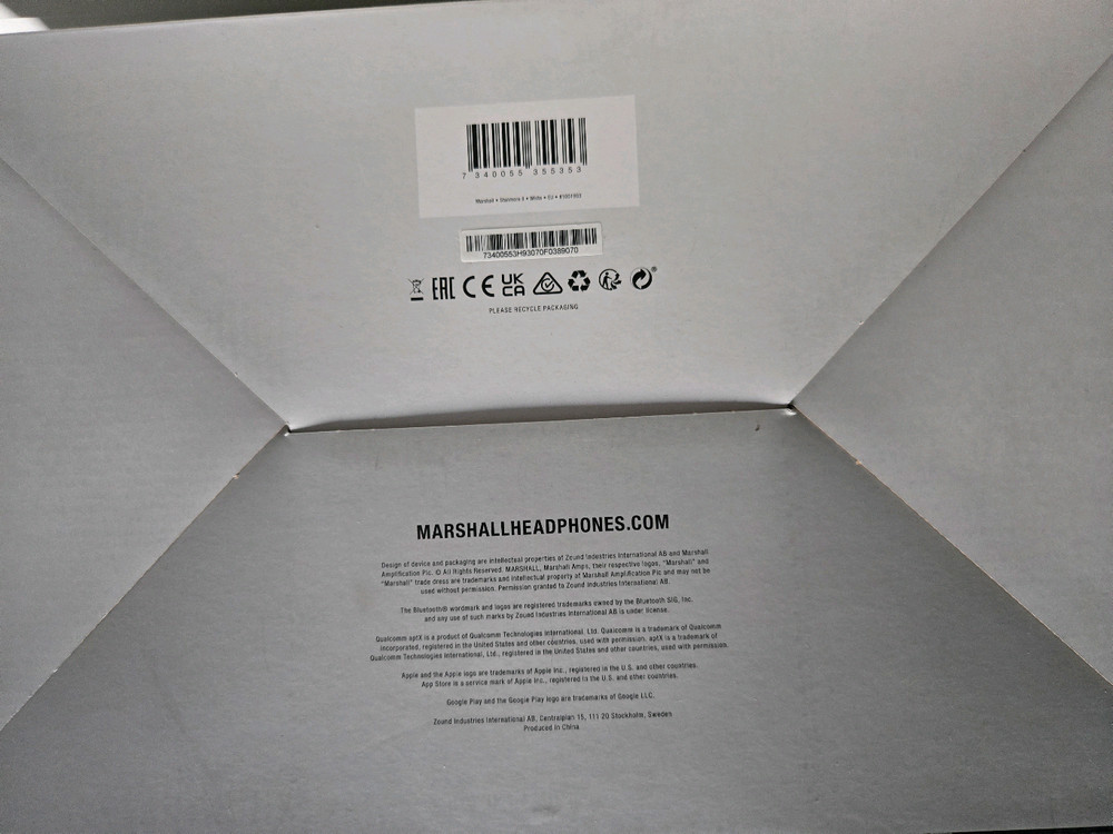 마샬 스탠모어2 화이트 블루투스 스피커 이미지