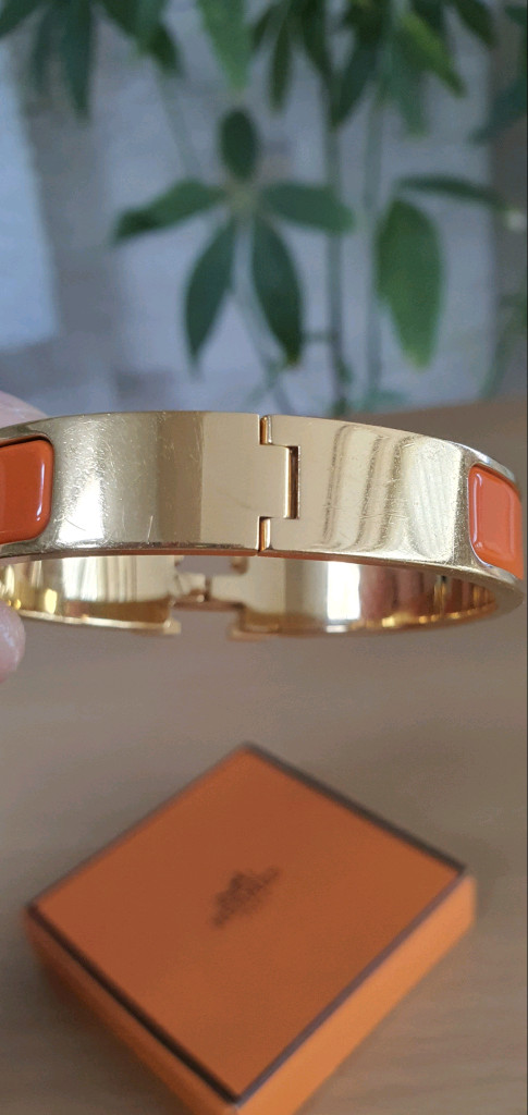 에르메스 클릭아슈pm 팔찌 정품A급(감정O)구찌프라다루이비통디올고야드샤넬셀린느보테가생로랑발렌시아가버버리가방 이미지