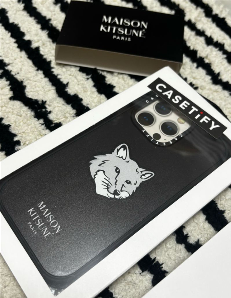 케이스티파이 메종키츠네케이스 아이폰15프로 맥스 이미지