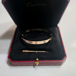 까르띠에 러브 팔찌 로즈골드 20CM (새상품) 풀박스 이미지