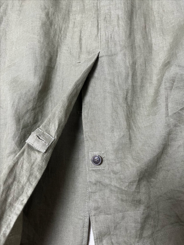시리즈 series 린넨 카키 자켓 100 이미지