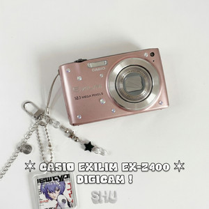카시오 엑슬림 EX-Z400 빈티지 디카 핑크 이미지