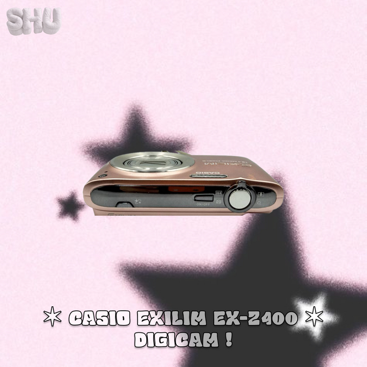 카시오 엑슬림 EX-Z400 빈티지 디카 핑크 이미지
