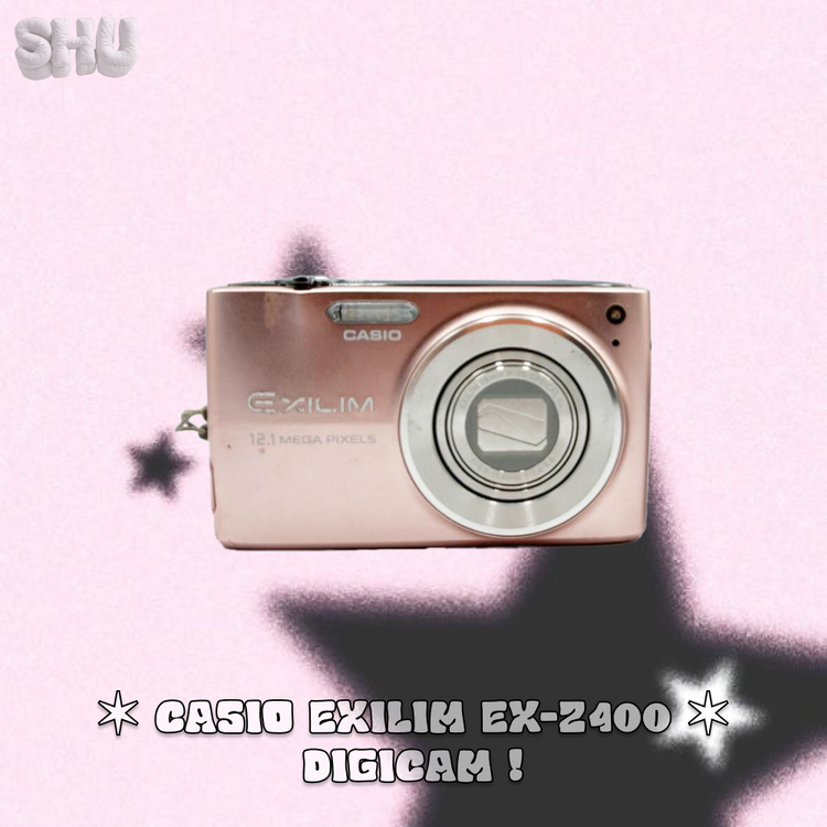 카시오 엑슬림 EX-Z400 빈티지 디카 핑크 이미지