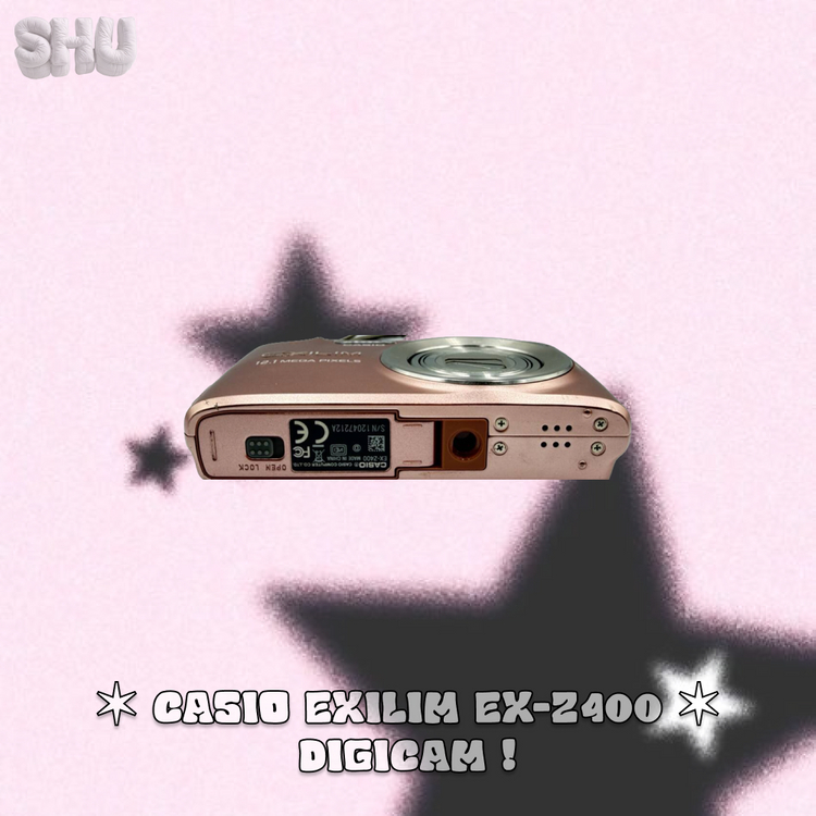 카시오 엑슬림 EX-Z400 빈티지 디카 핑크 이미지